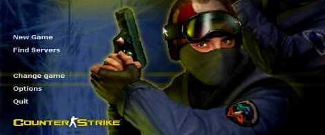 Counter Strike 1.6 Menu screen