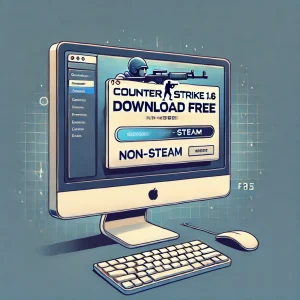 Counter-Strike 1.6 non-Steam setup download process