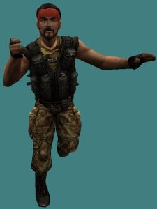 Guerilla counter-strike 1.6 player model