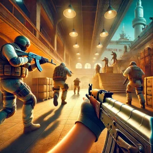 CS 1.6 original version download gameplay with tactical moments and intense action from the classic game.