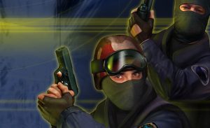 Counter-Strike 1.6 download page showing original CS 1.6 game background.
