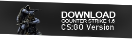 Button to download Counter-Strike 1.6 CSGO version with updated graphics.