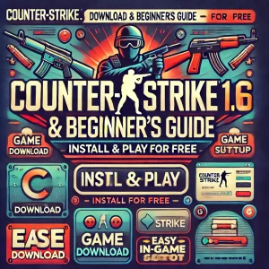 Counter-Strike 1.6 game cover image with players in action