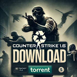 Download Counter-Strike 1.6 via a safe and fast torrent file. Get the original CS 1.6 for free with secure installation.