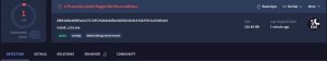 VirusTotal scan report showing the CS 1.6 installer file is 1/70 clean, confirming a false positive and file safety.