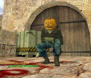 CS 1.6 Halloween T Model - Pumpkin Head Skin Download